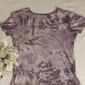 VANS marbled purple shirt